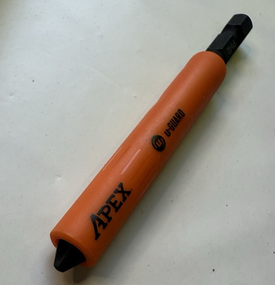 Apex Crescent u-Guard Impact 3-1/2" Phillips #2 Power Bit - 3pack