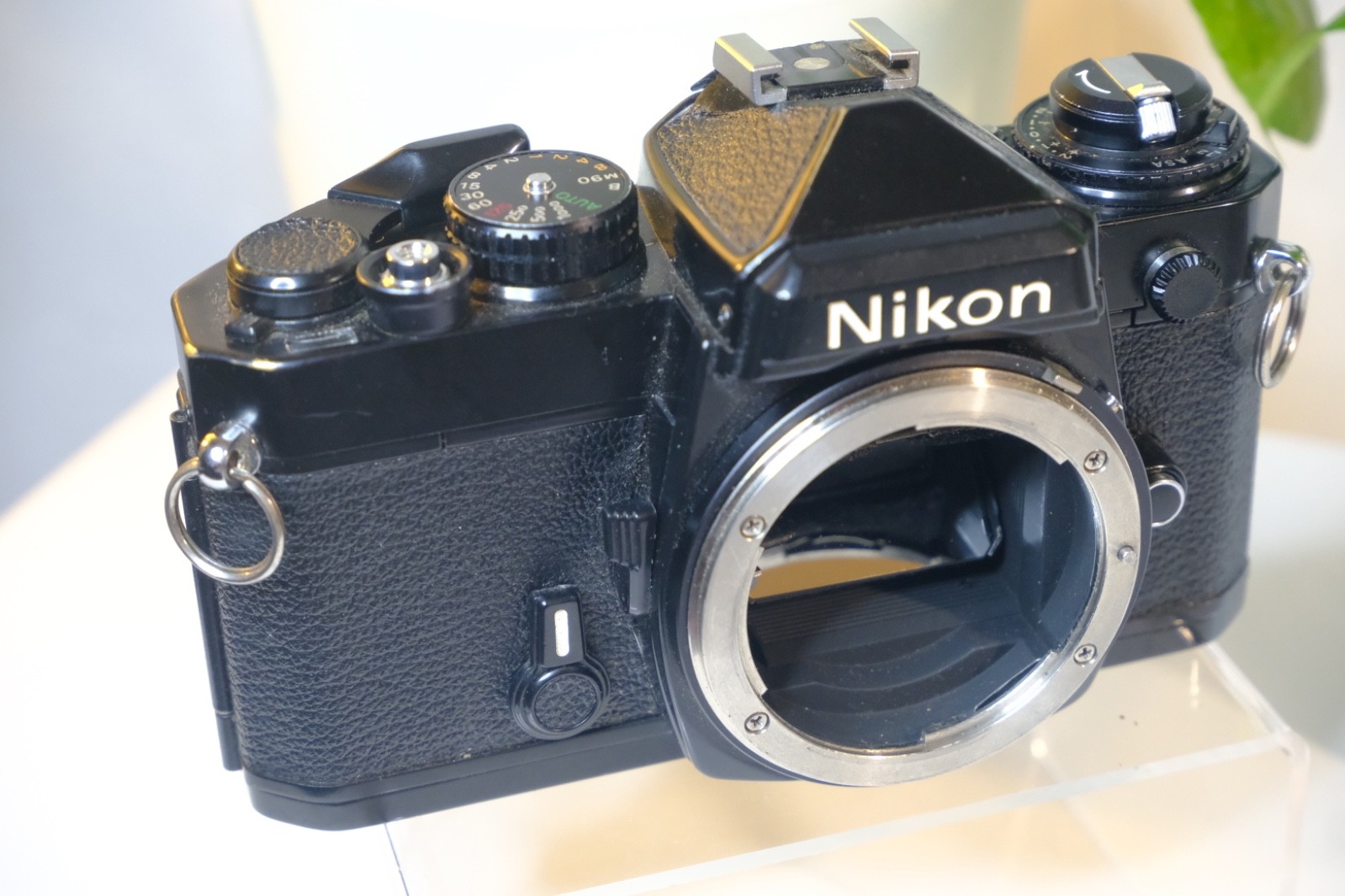 Nikon FE 35mm SLR Film Camera Body Only - Tested & Partially Works READ