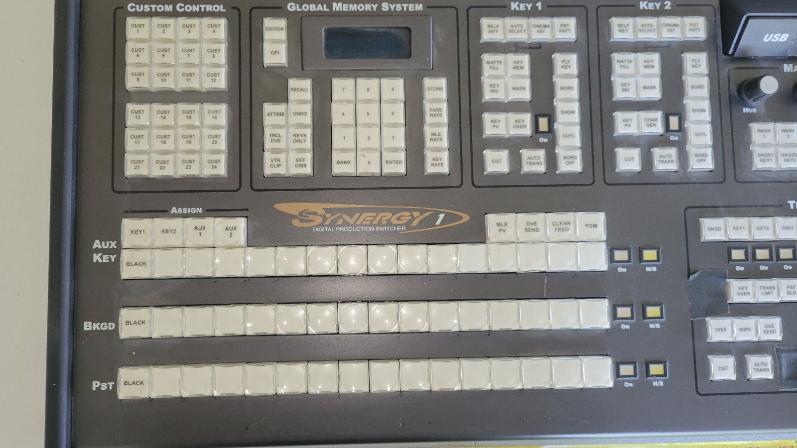 Ross Synergy 1 Digital Production Switch Board Control Panel Selling Not Working