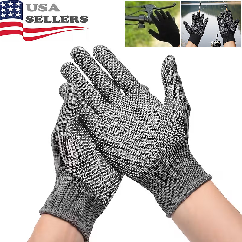 2× Workout Gloves for Men Women Breathable Full-Finger Fitness Exerciseb Gloves