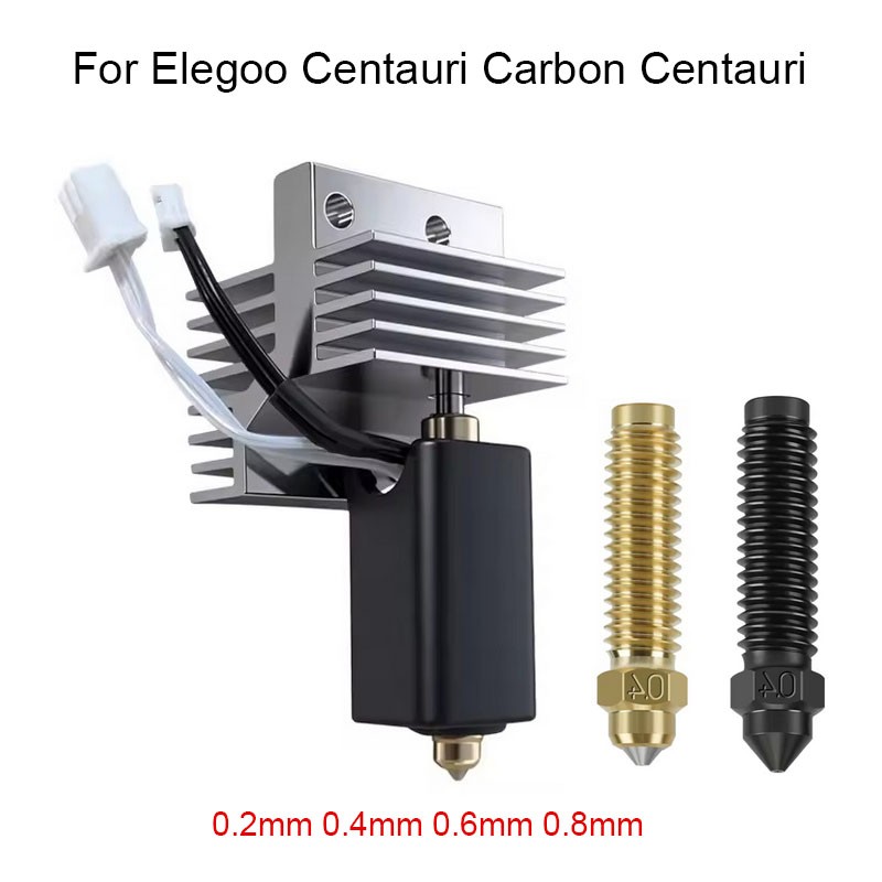 3D Printer for Elegoo Centauri 2 Hotend Kit Assembly Extruder Head Nozzle Parts