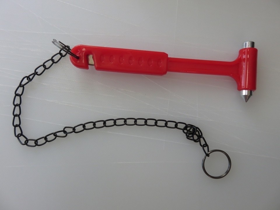 ✅🔥🧯LOT OF 20-FIRE EXTINGUISHER CABINET GLASS/PLEXIGLASS BREAKER BAR NEW-RED