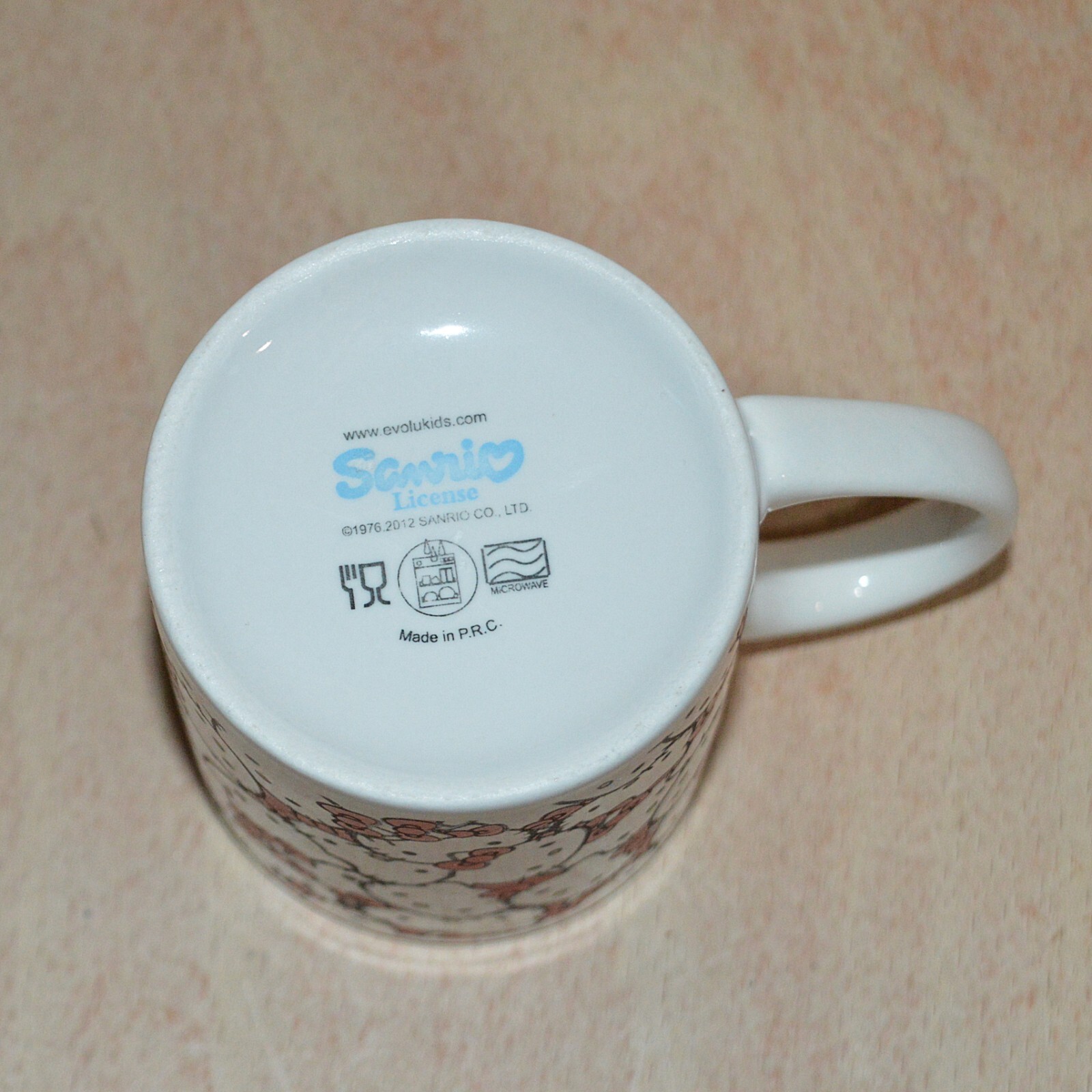 Hello Kitty Mug 2012 Sanrio Mugs Small Red and White