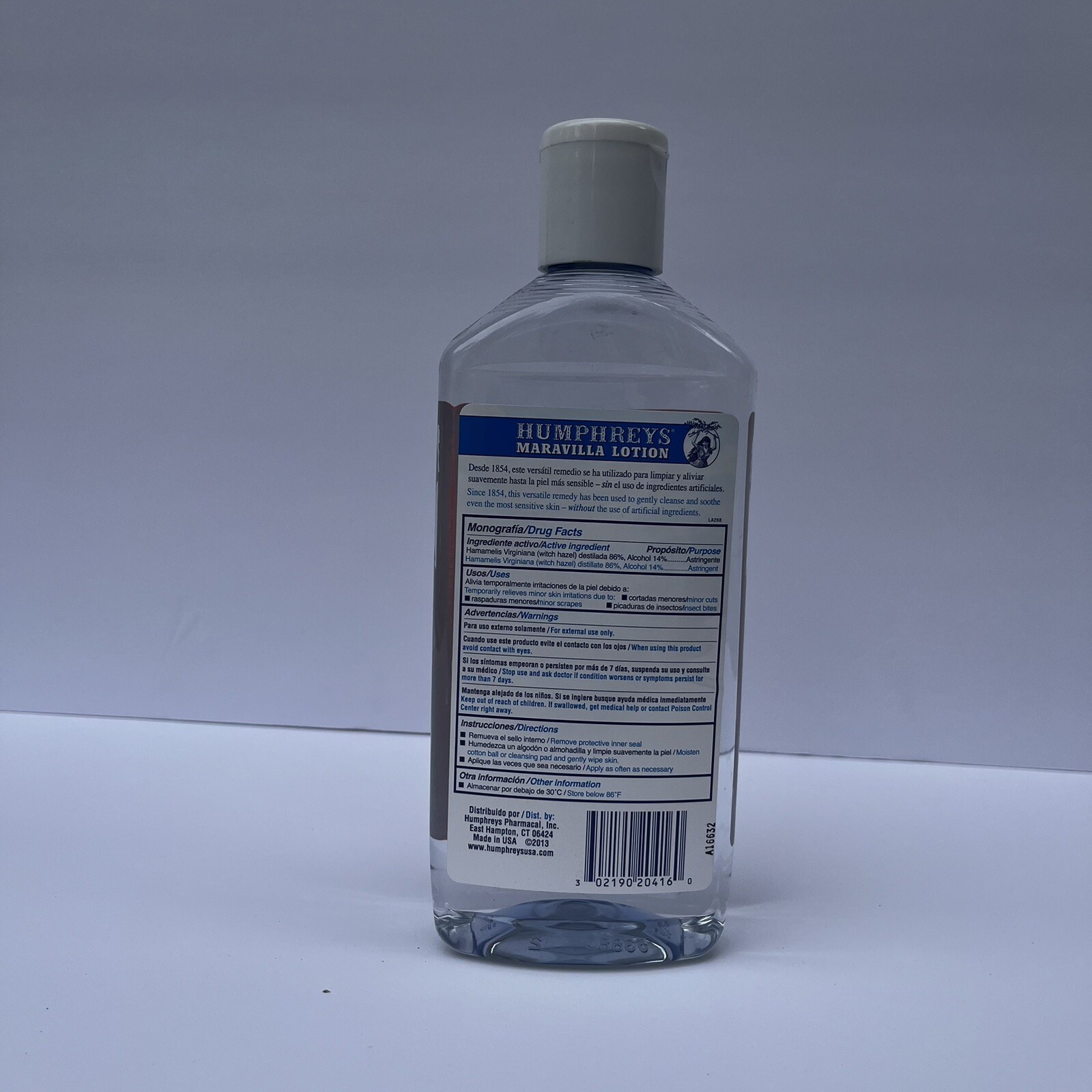 Humphrey’s Maravalla All Natural Witch Hazel