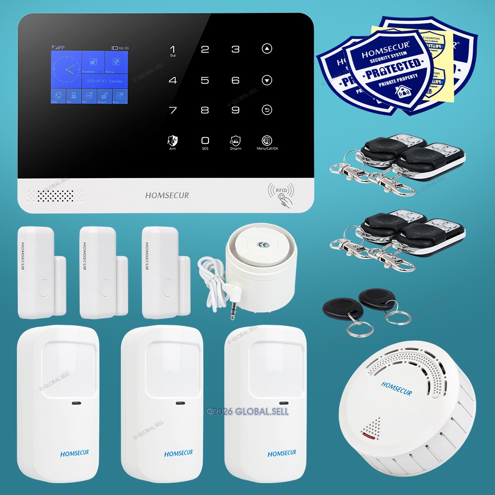 Home Smart Burglar Alarm Security System Wireless Door Sensor Live WIFI Alert