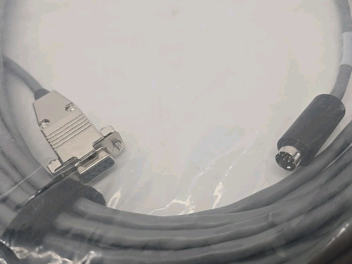 (2x) Visca Visca-9F-50 Camera Control Cables, 9 Pin D-Sub Fem. To 8 Pin DIN Male