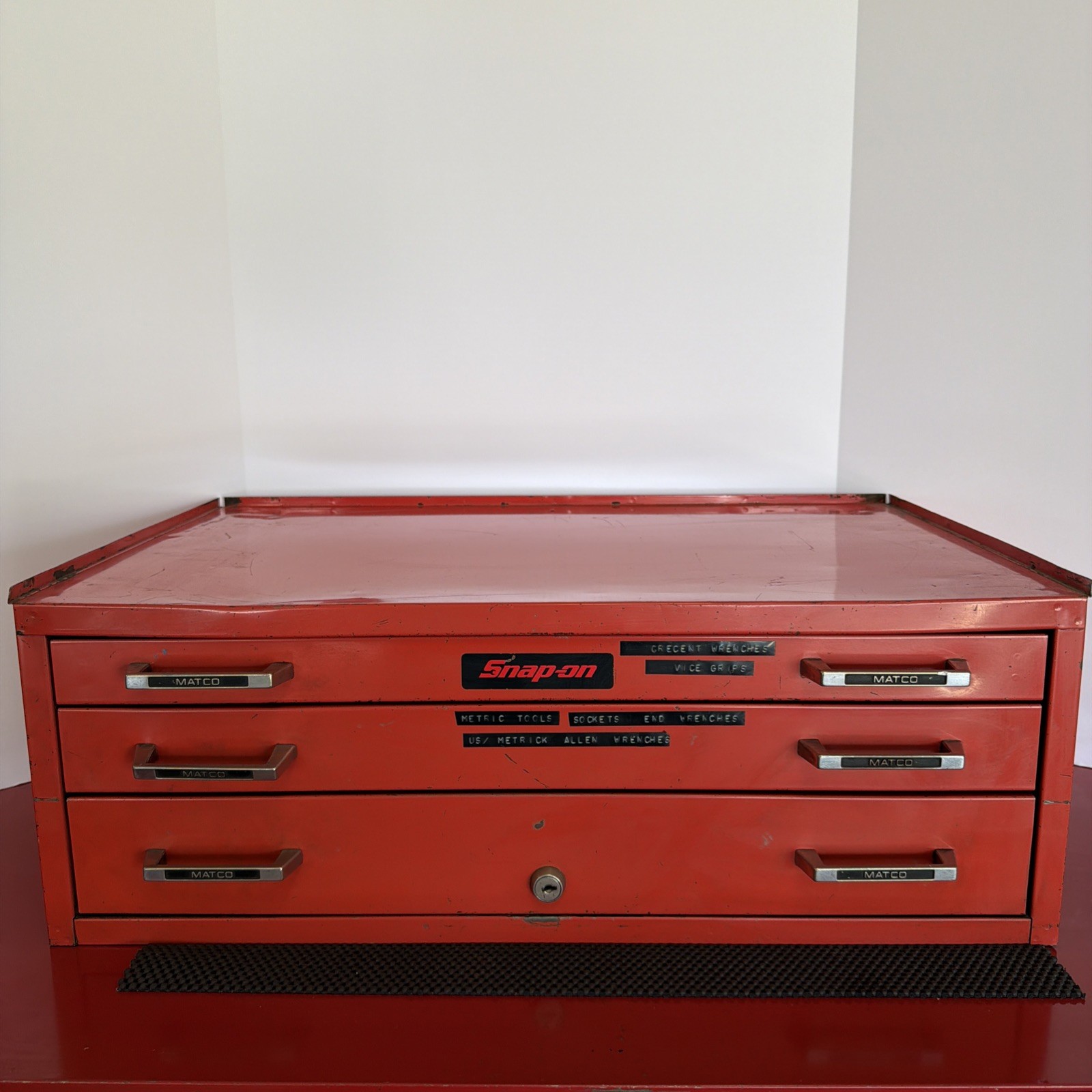 Matco Tools Mid Riser Middle Intermediate Tool Chest Box 3 Drawer MB503 Vtg USA
