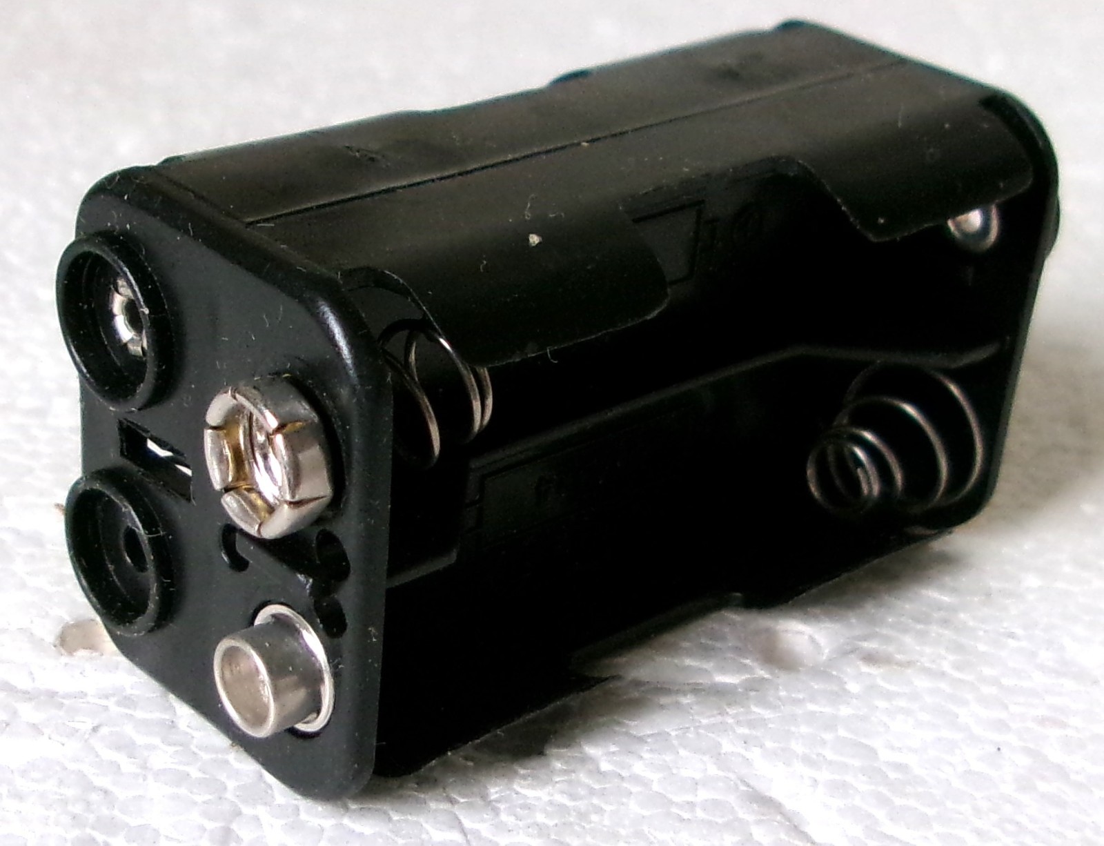 4 AA Battery Holder Case with 9V Snap Connector Clip - New - DIY Power Supply