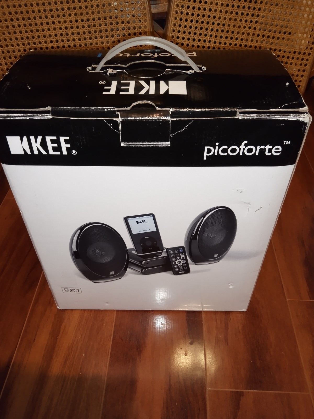 KEF Picoforte Component Audio System Open Box Vintage iPod Dock Hi-Fi Spkrs $599