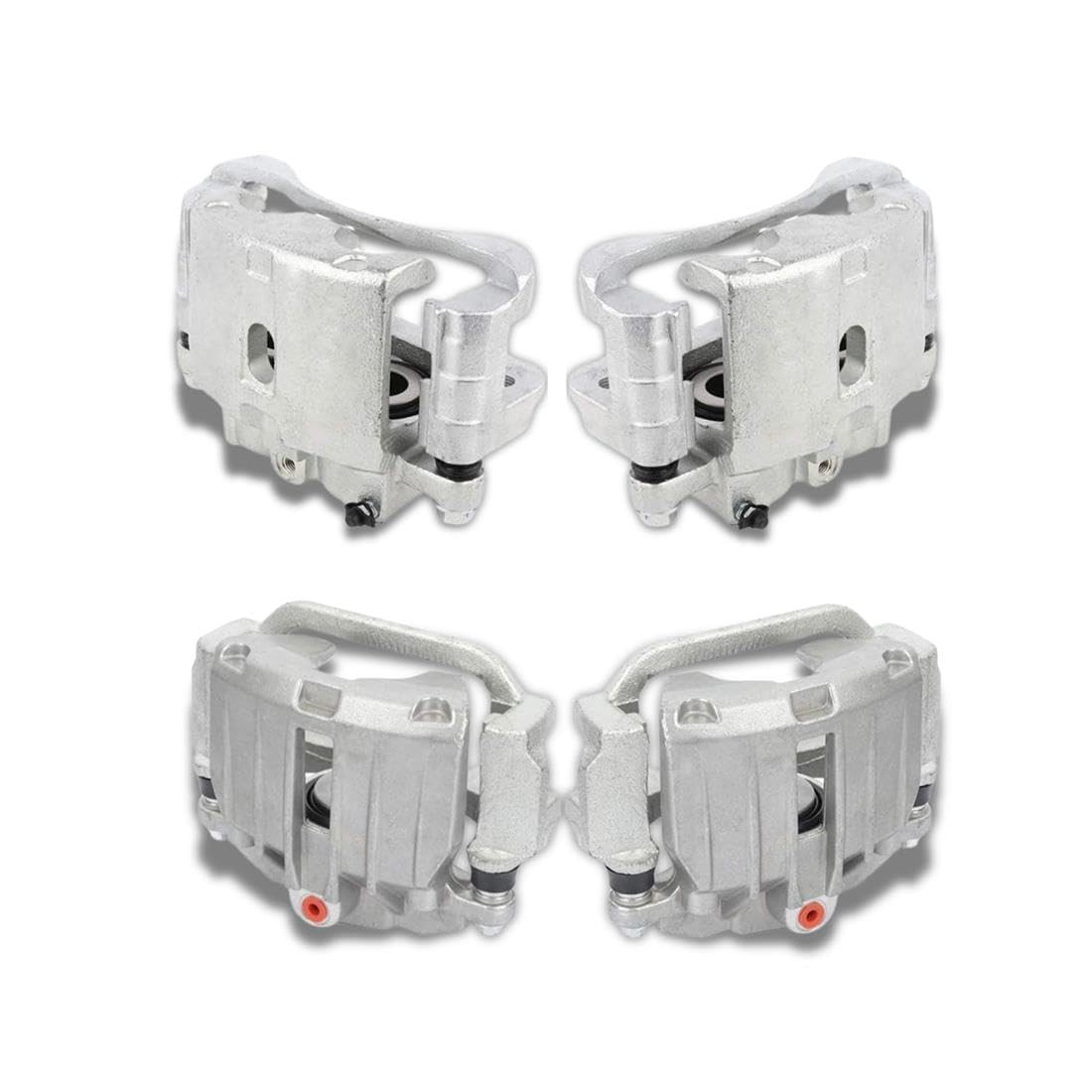Front Rear Brake Caliper Set 4Pcs Disc Brake Calipers for Honda Accord 1990-1993