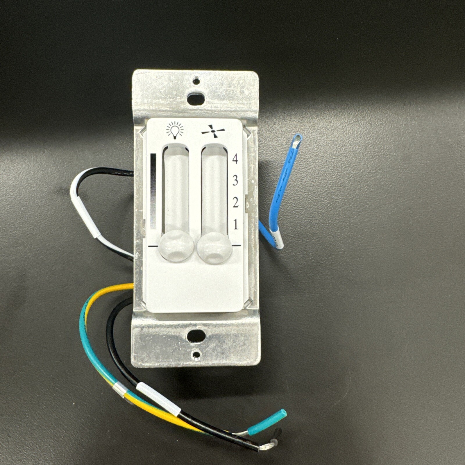 Progress Lighting P2630-30 4 Speed Ceiling Fan and Light Kit Wall Control