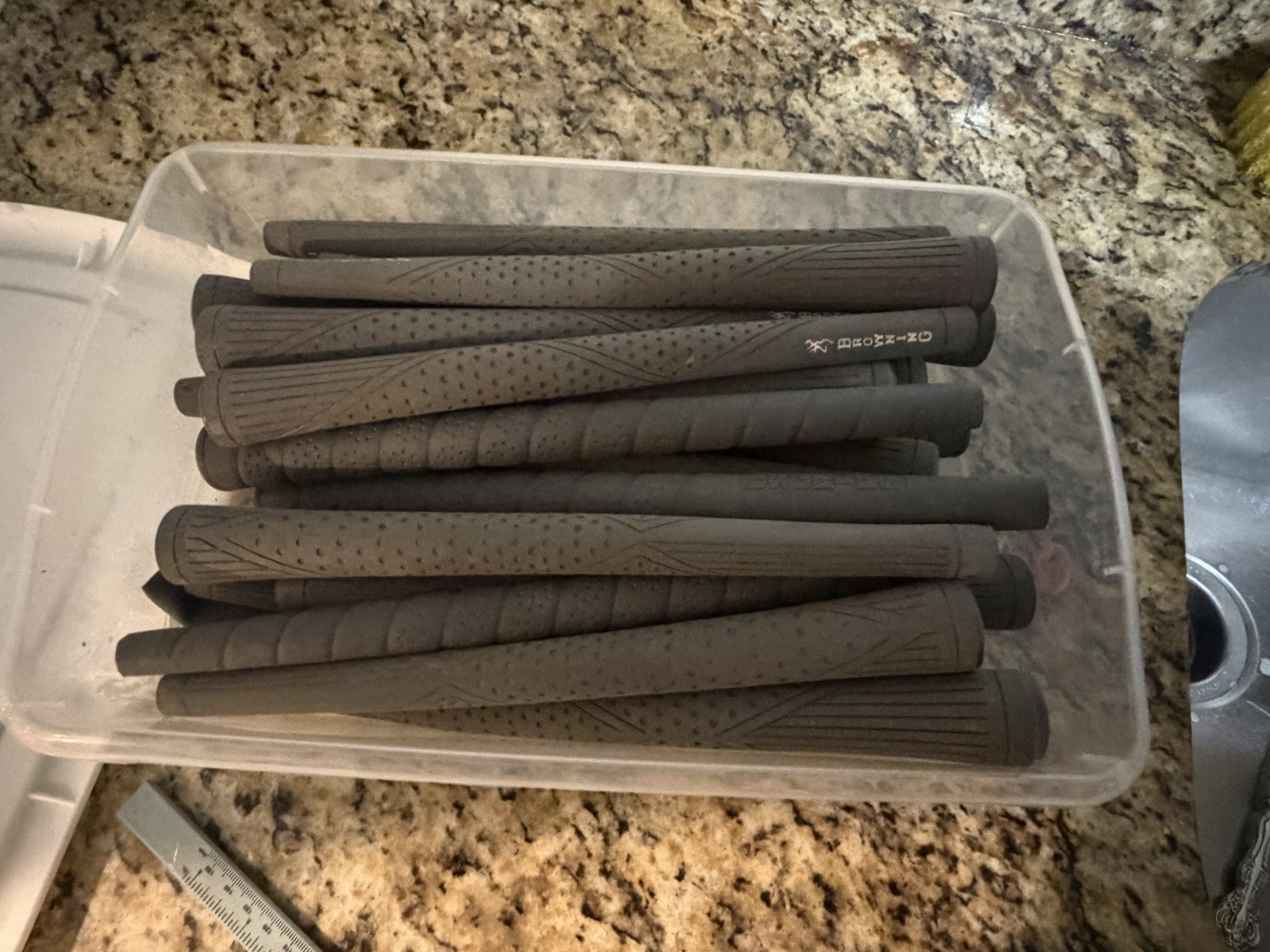 Browning Rubber Golf Club Grips Standard Size Gray