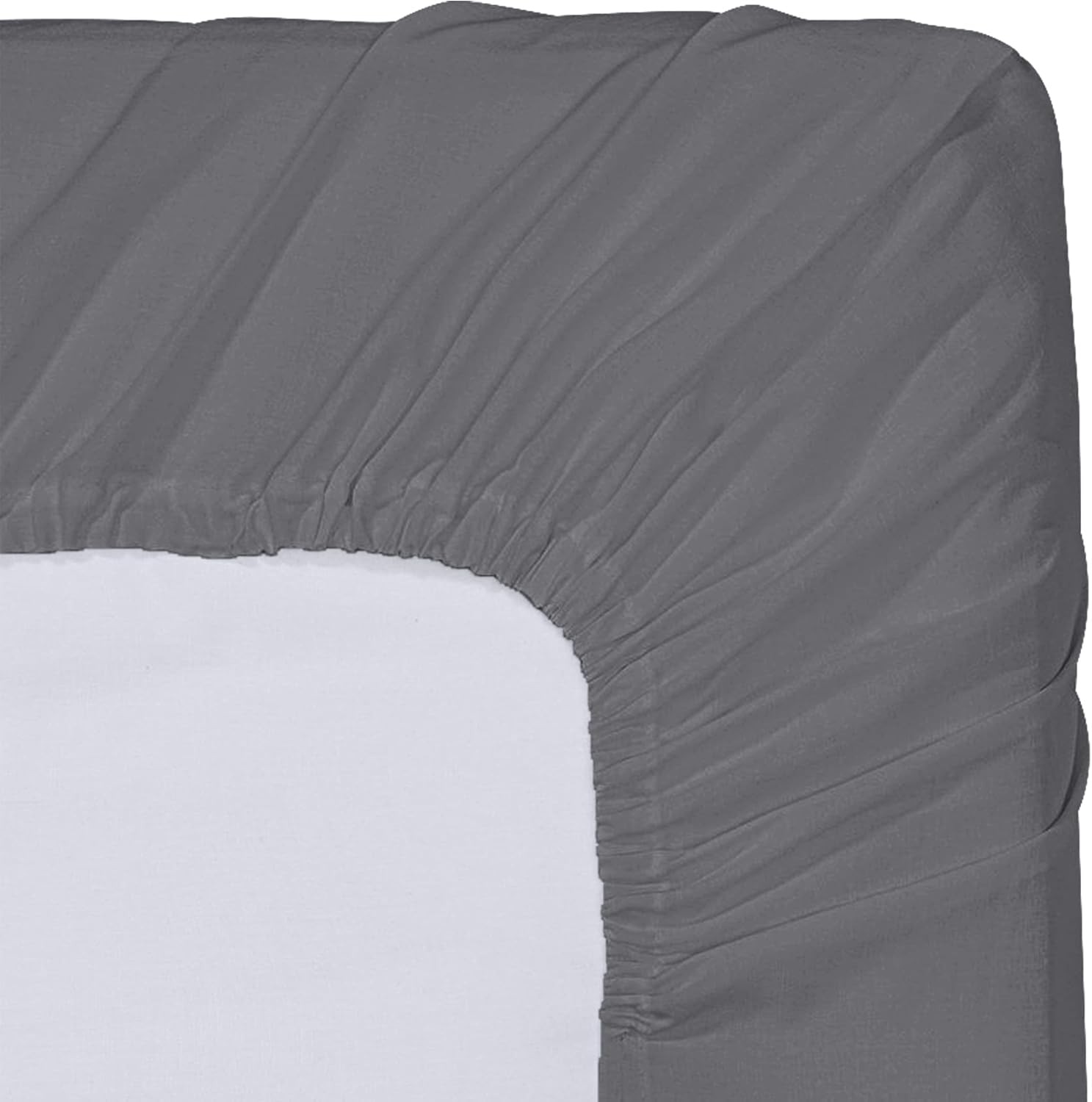 Bedding Twin Fitted Sheets - Bulk Pack of 6 Bottom Sheets - Soft Brushed