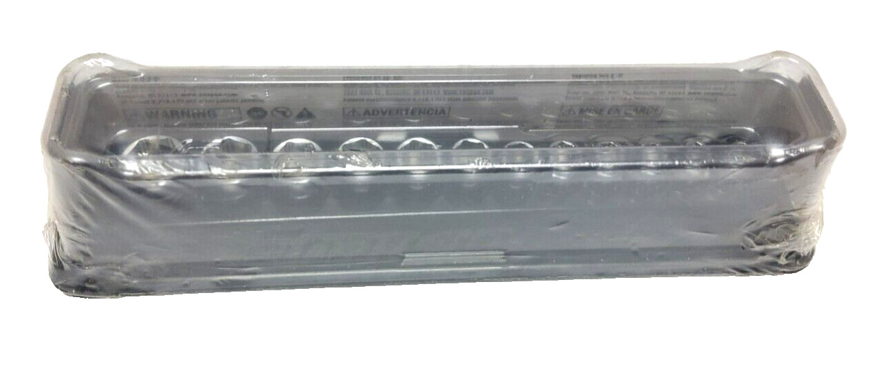 New Snap-on™ 1/4" drive 5 thru 15 mm 6-point Shallow FDX Socket Set 112YTMMY