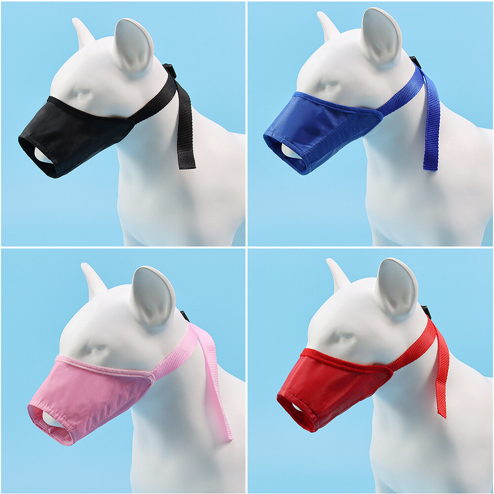5 Packs Dog Muzzle Mouth Cover Anti Bite Barking Adjustable Chewing Pet Mask