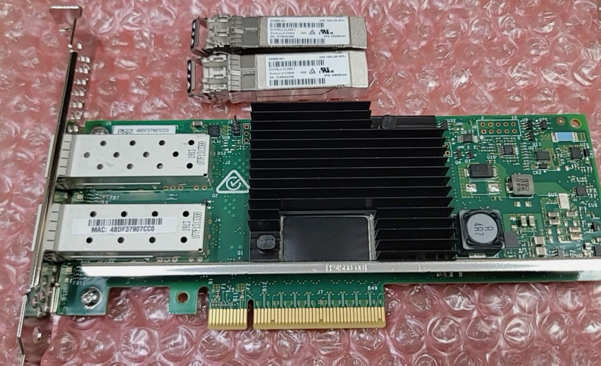 HPE 10Gb 2-port 562SFP+ Ethernet card 790316-001 784304-001 727055-B21 SFPx2Both