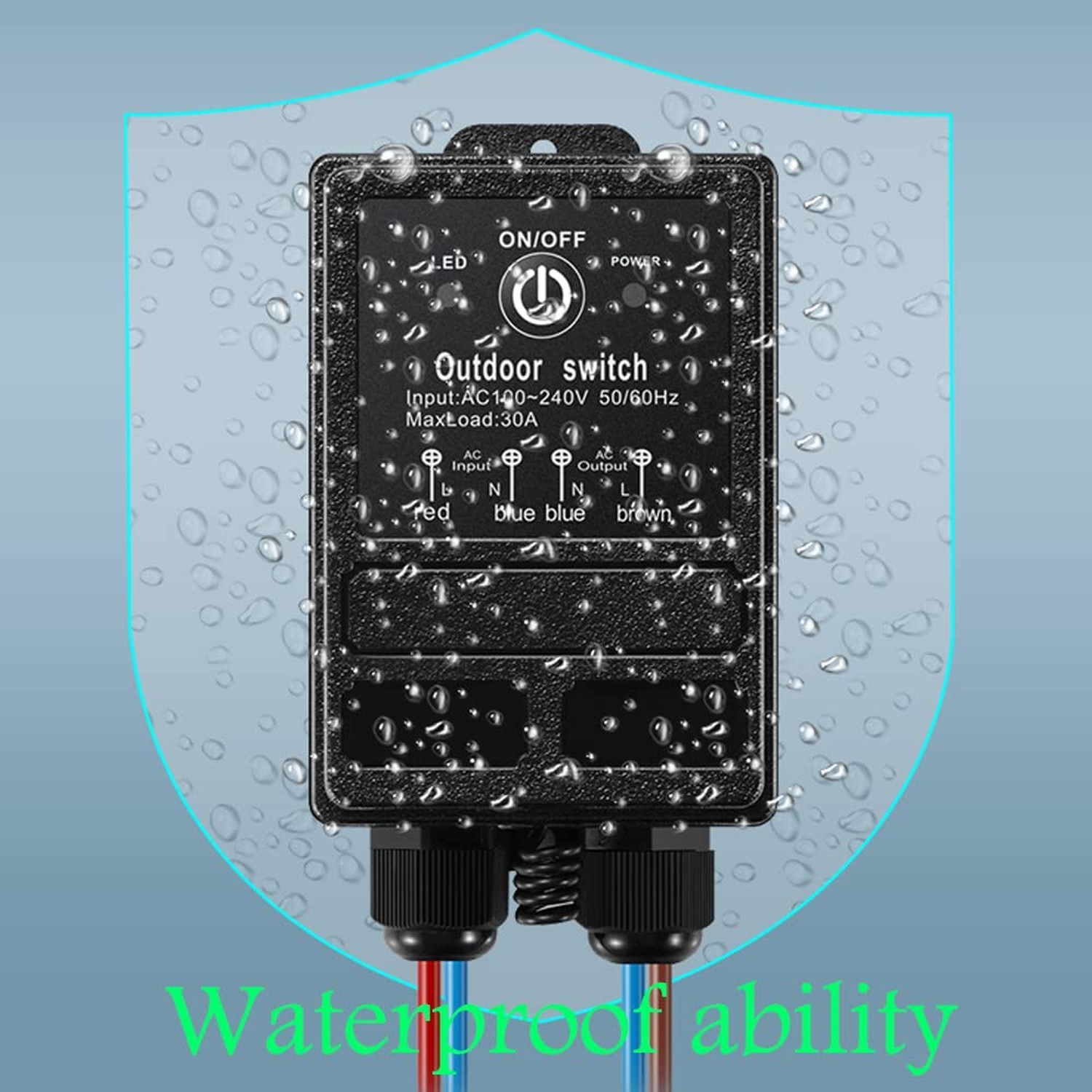 12v Remote Control Relay Switch, DC 12V-72V Wireless Switch 328ft Long Range,...