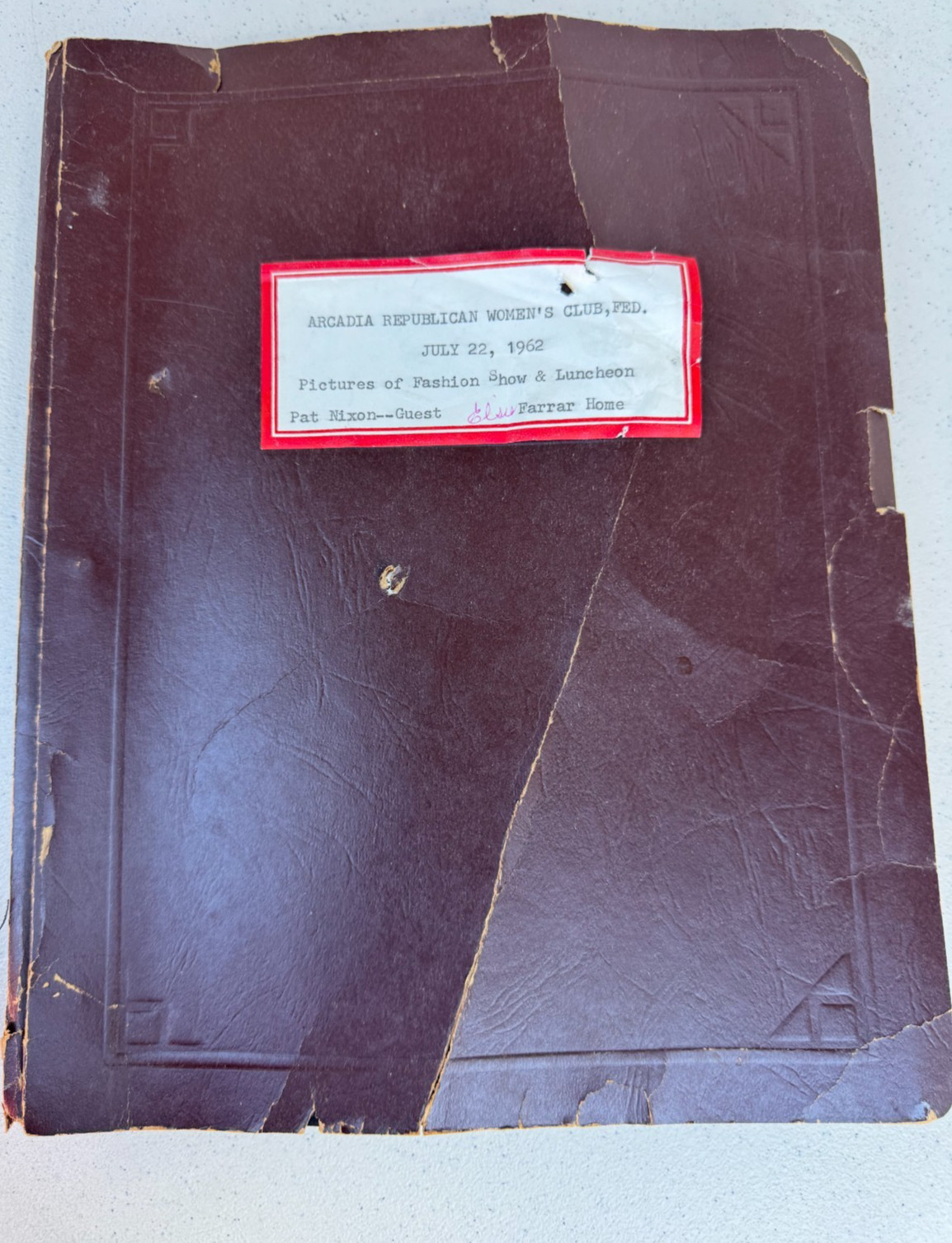 Arcadia Republican Women's Club Pictures of Fashion Show & Luncheon July 22 1962