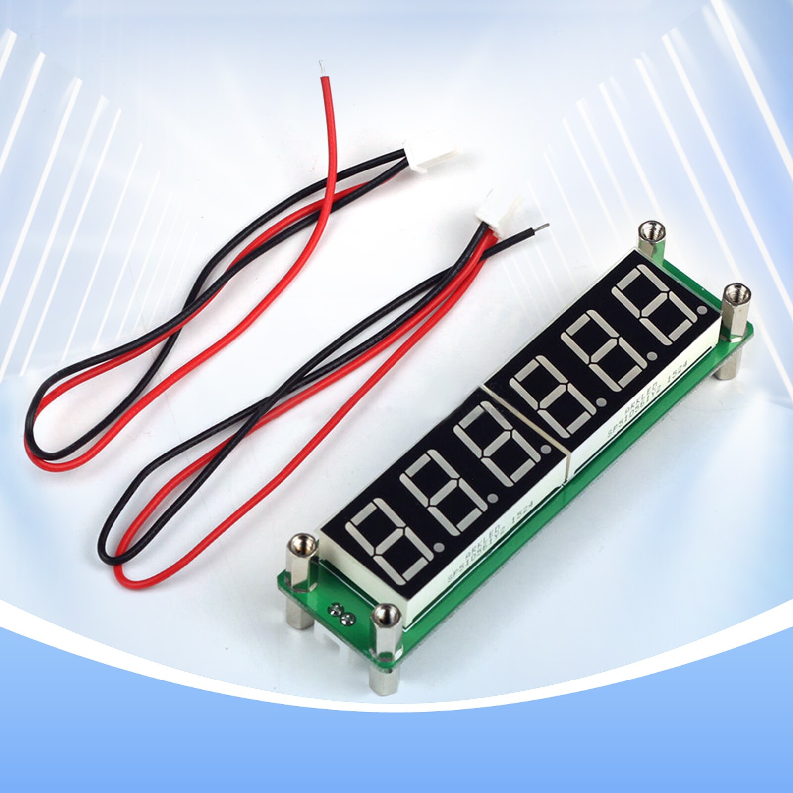 1PC PLJ-8LED-R Red 0.1MHZ - 2.4GHz RF Signal Frequency Counter Cymometer TesteXL