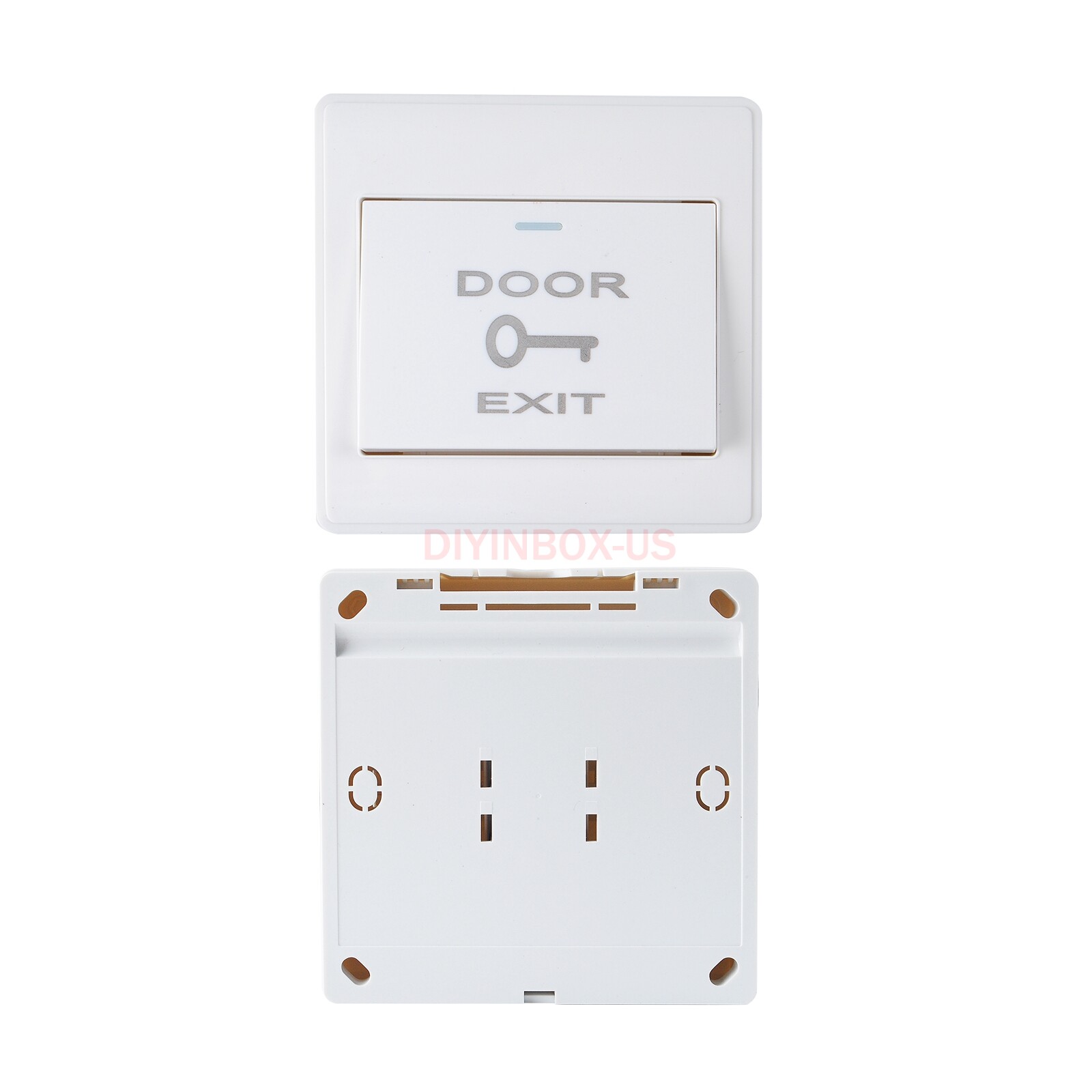 2-pcs Door Lock Exit Button Push Release Switch Panel for Access Control System