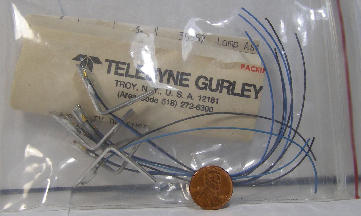 TELEDYNE GURLEY LAMP ASSEMBLY'S 36557 -- 5 COUNT
