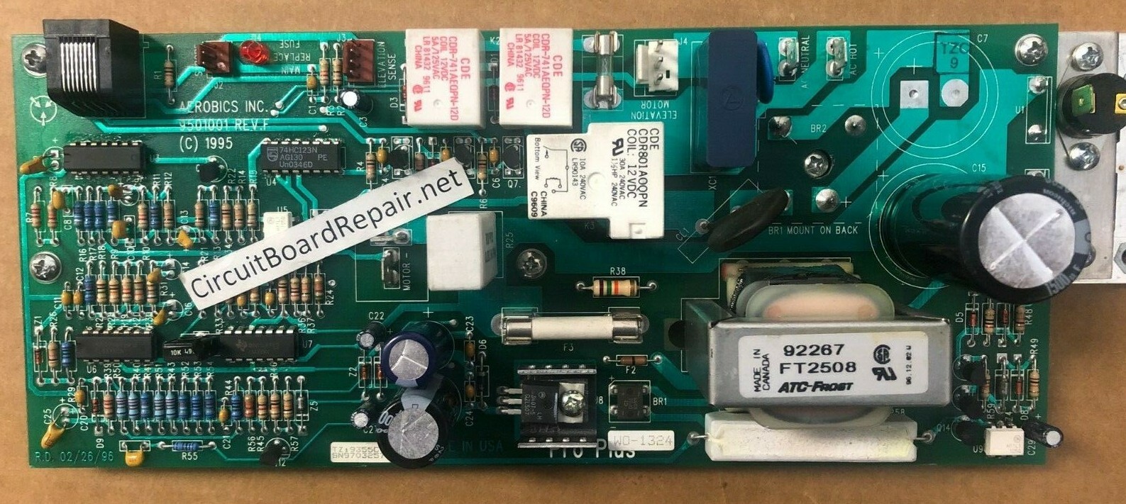 REPAIR SERVICE - PaceMaster motor control circuit board - all part numbers