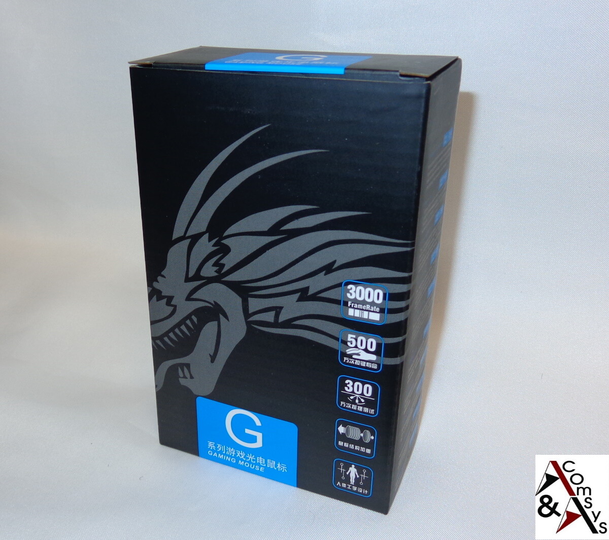 7 Button PC Gaming Mouse Illuminated Optical USB Gamer Mouse 2400DPI Computer #G