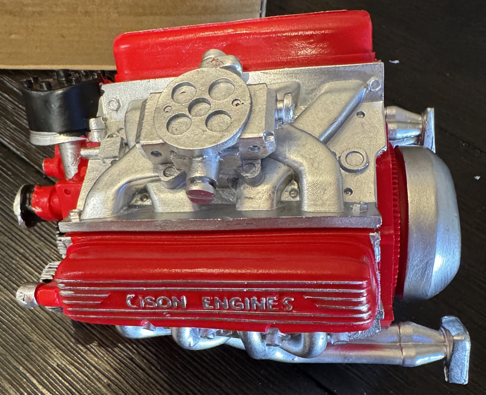 New CISON Red V8 1/6 Scale Small Block Engine Replica