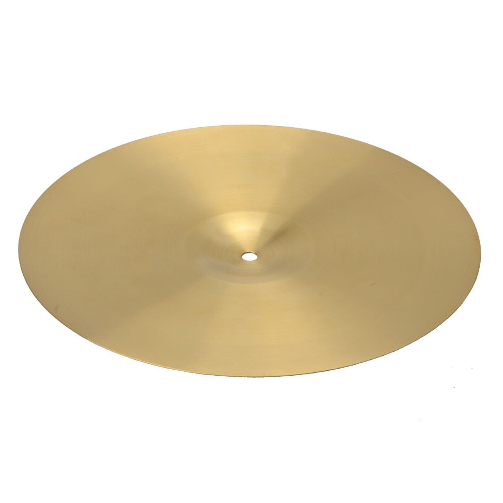 18" Crash Ride Cymbal - 0.8mm Thin Gold Finish Brass Drum Set Replacement