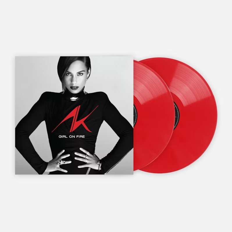 ALICIA KEYS GIRL ON FIRE VINYL NEW! LIMITED RED LP! BRAND NEW ME, FIRE WE MAKE