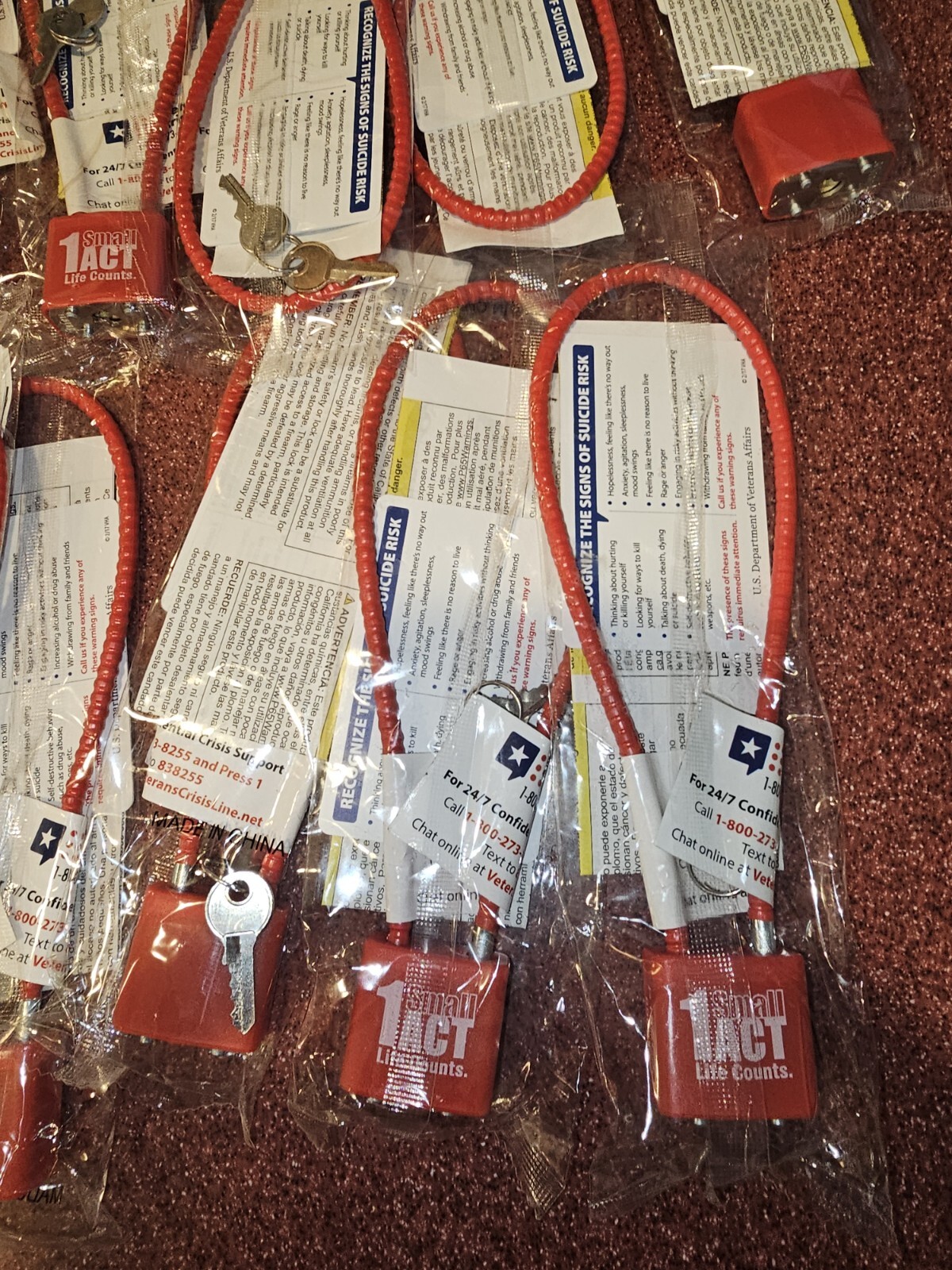 Rifle - Pistol Cable & Locking With Key New In Package Set L@@K!!! One Only