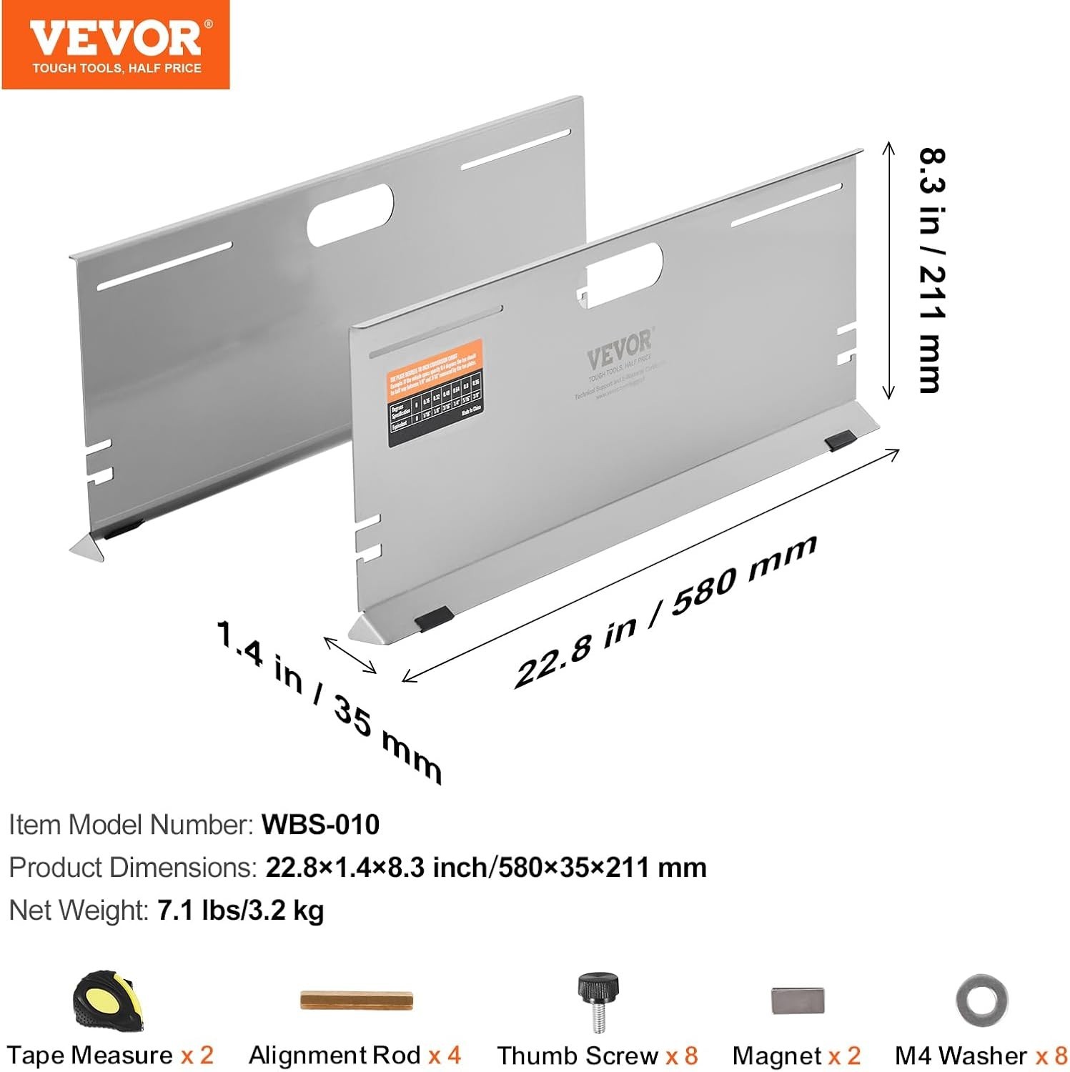 2-Pack Alignment Tool Toe Plates, Stainless Steel Toe Angle Measurement Tool ...