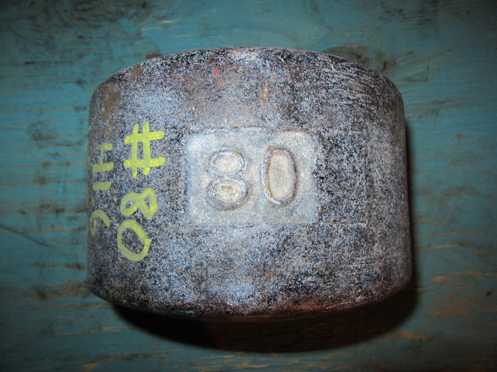 YORK Roundhead Half 80 Pound Blob Grip Number Side 1st Generation