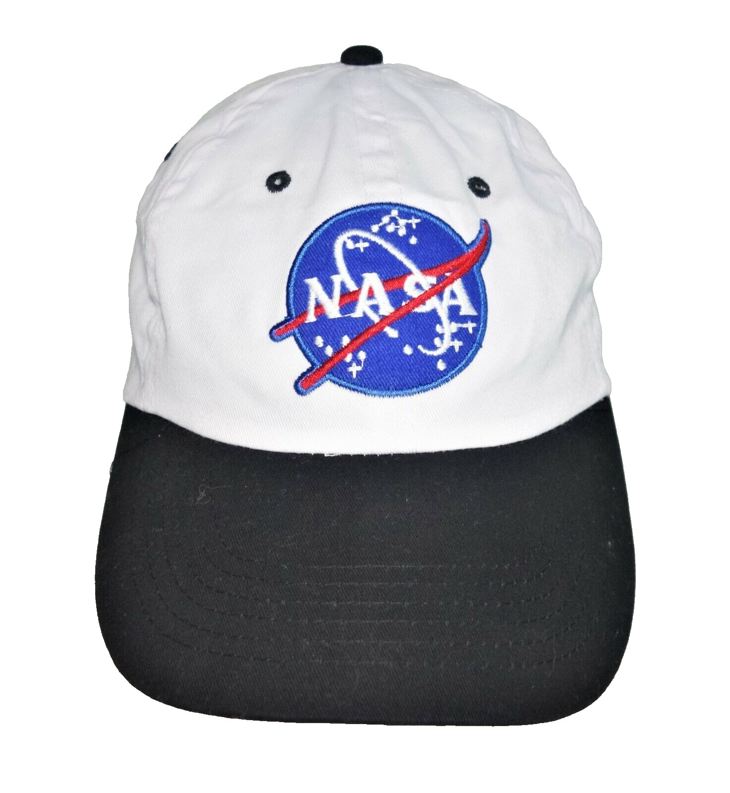 NASA Black & White Cap Hat American Space Travel  Youth/Female Size: 56cm