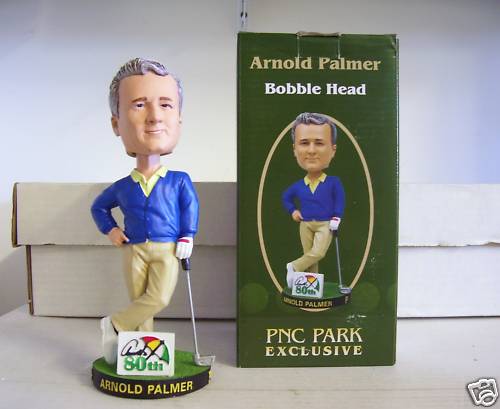 Arnold Palmer GOLF LEGEND Hall of Fame Bobble Bobblehead Masters SGA