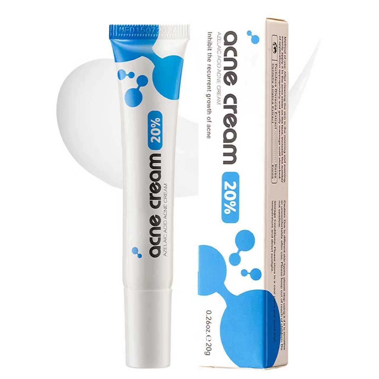 20% Azelaic Acid Cream for Face,Azelaic 3.38 Fl Oz (Pack of 1)