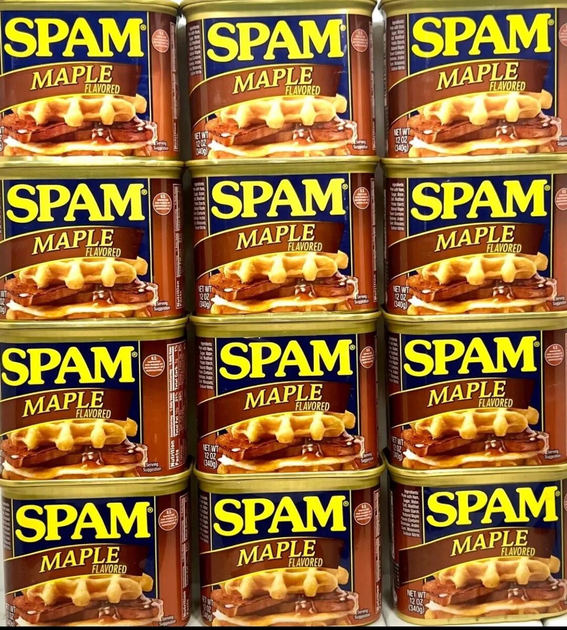 New Spam Maple Luncheon Meat 12 oz ( Pack of 12 ) Free Shipping Best Buy 11/26