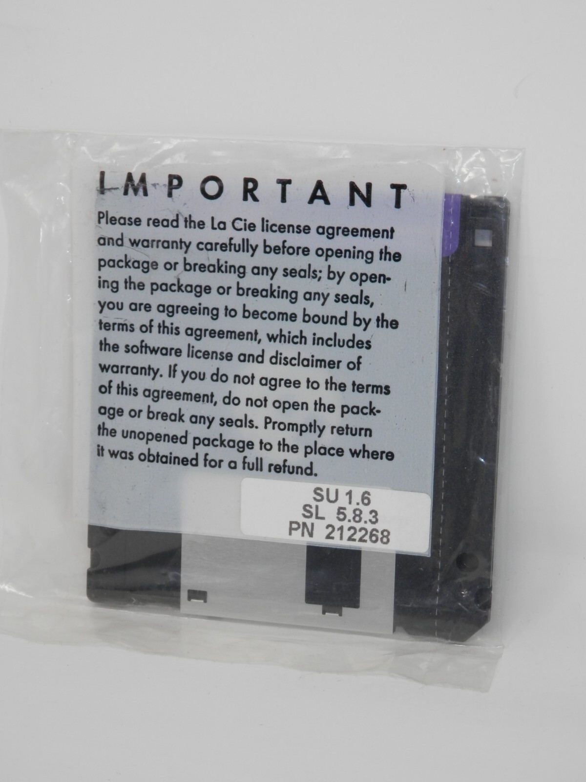 Lacie Storage Utilities Ver 1.6 • Floppy 3.5" Silverlining VirtualDisk DiskDup