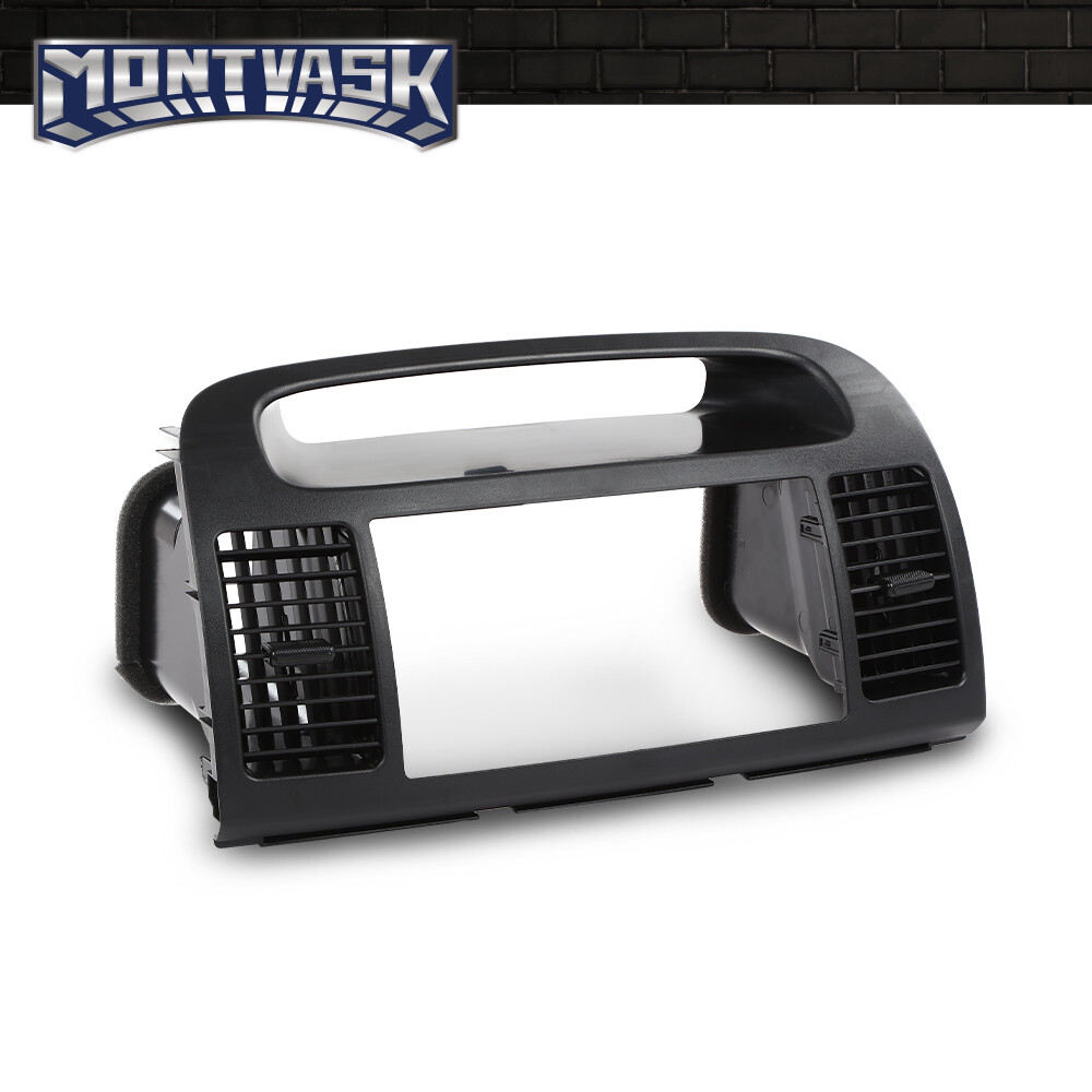 Fit For 02-2006 Toyota Camry Dash Radio Bezel Center Air Vents Clock Trim Black
