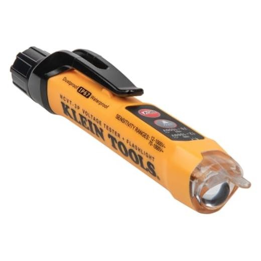 Klein Tools NCVT3P Dual Range Non Contact Voltage Tester, 12 - Dual Range NCVT