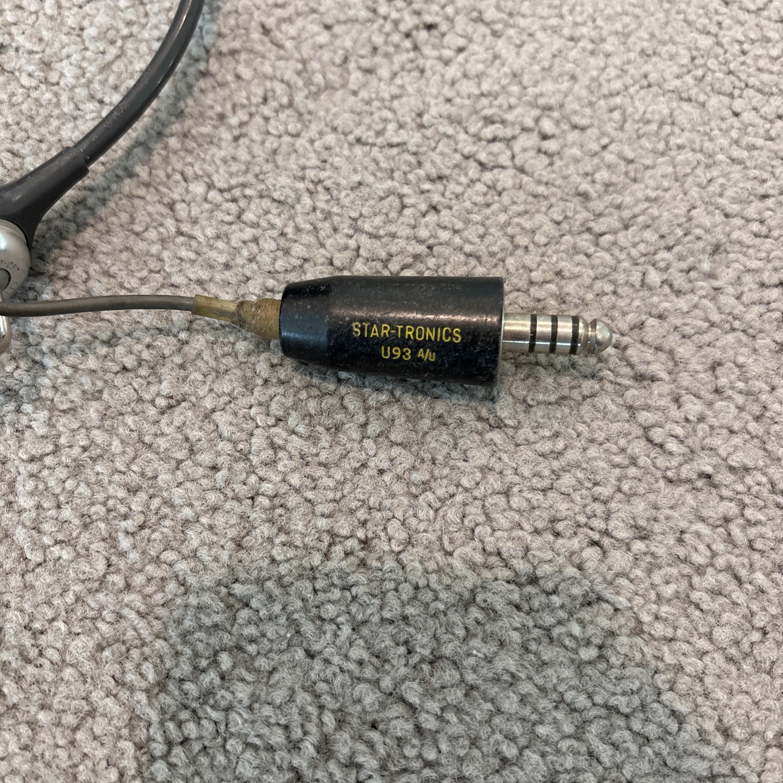 Vintage Telex Headset Microphone Untested