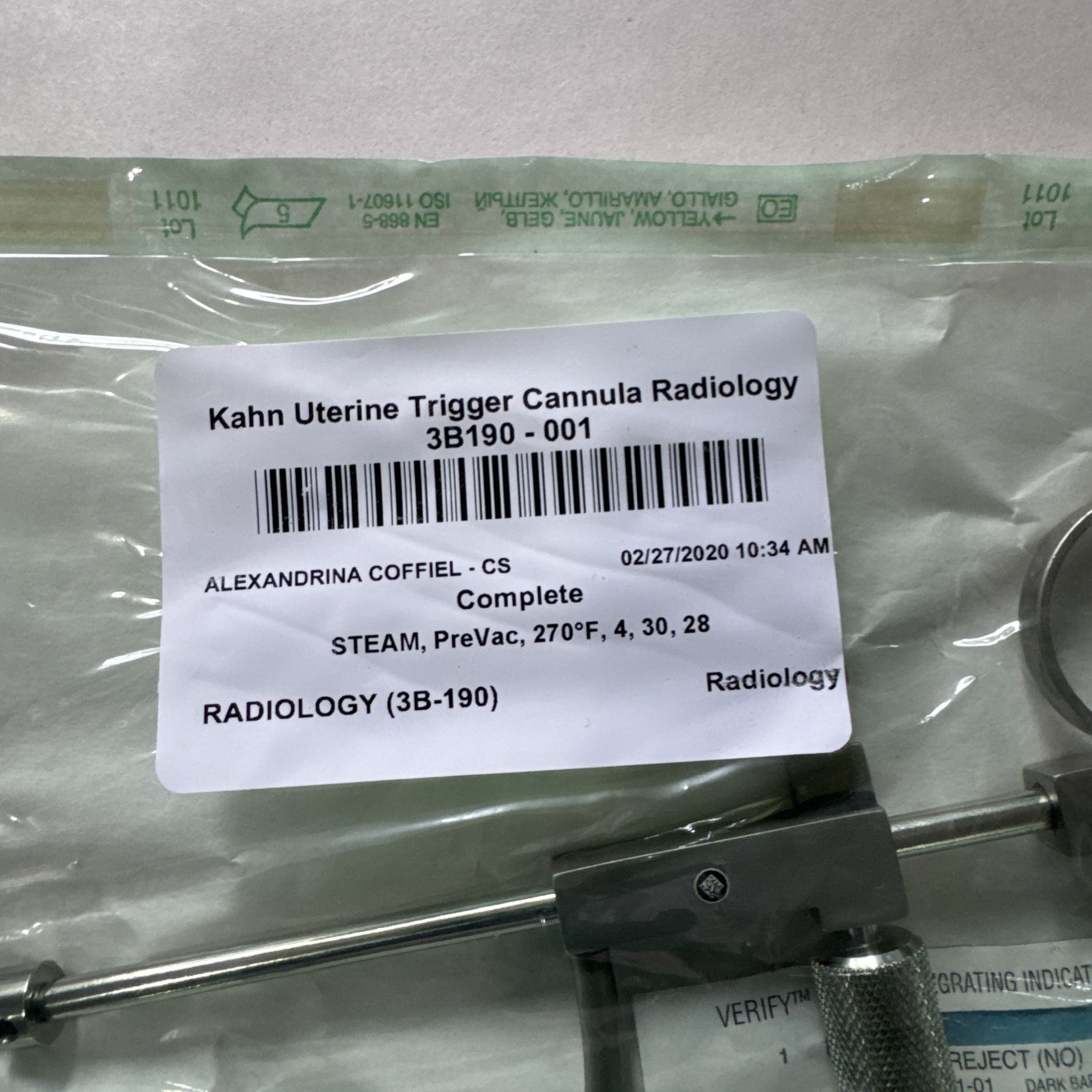 Kahn Uterine Trigger Cannula GL 2360
