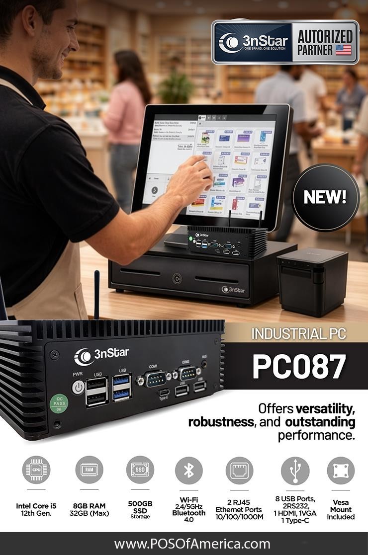 3nStar Industrial PC – Core i5 12th Gen (PC087) 8GB RAM 500GB SSD Windows 11