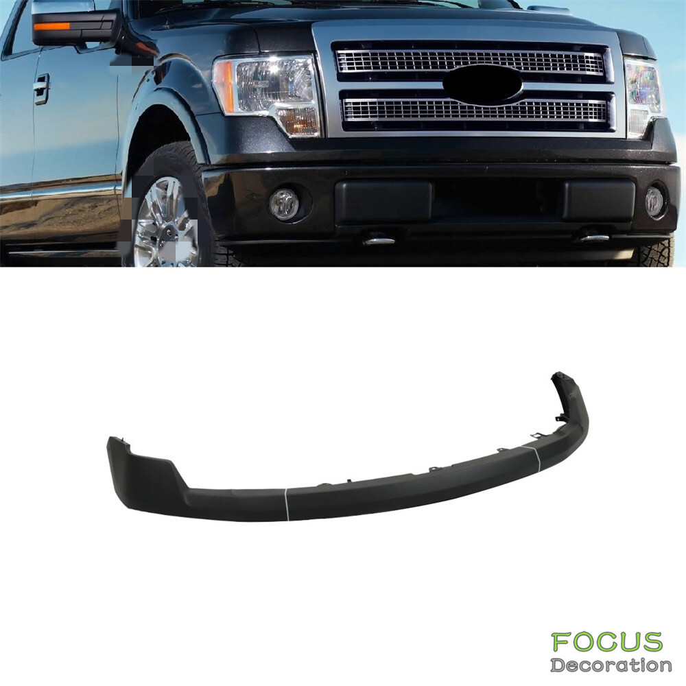 Front Upper Bumper Cover Textured Black Fit For Ford F150 2009 2010-2014 Plastic
