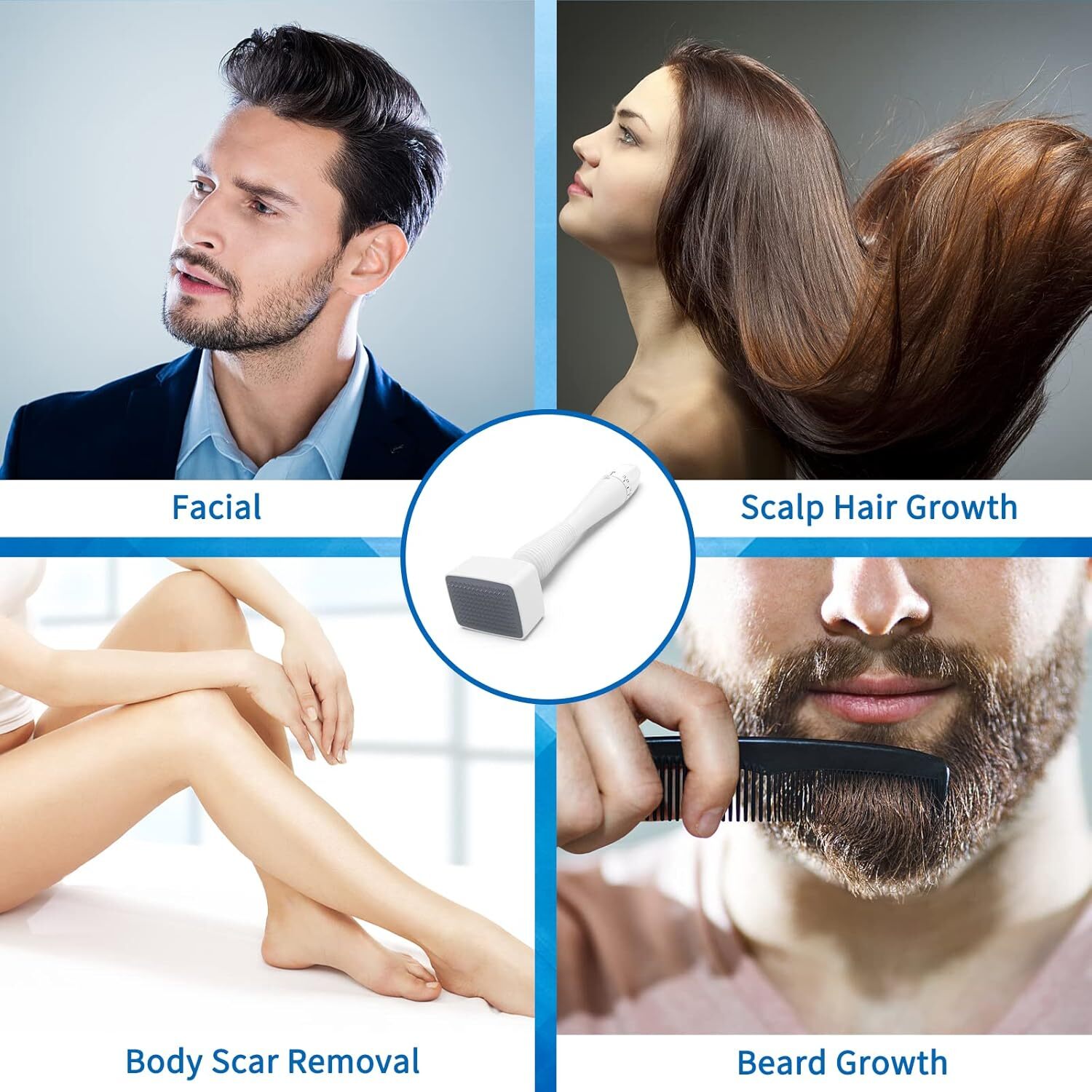 Microneedle Derma Stamp - Microneedling Micro Needling for Face Body