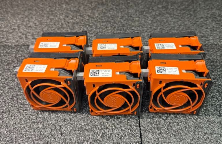 Lot of 6 Dell KVN8J HK9PH H0H89 Cooling Fans for PowerEdge R720 R720XD Server