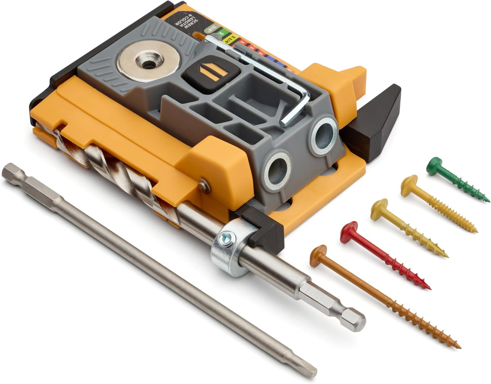 BORA Mini Pocket Hole Jig Kit Auto-Adjusting Portable Pocket Hole System for