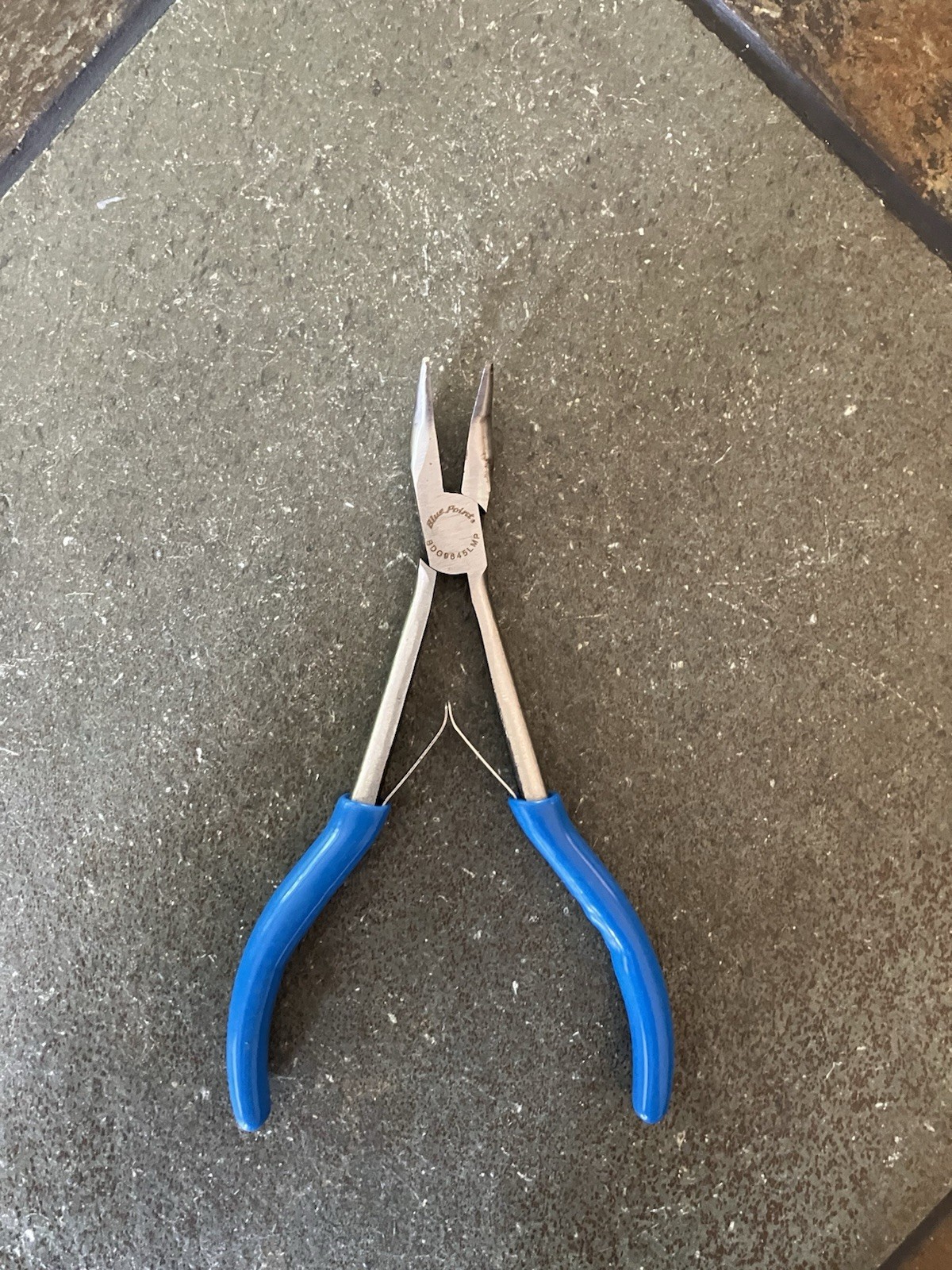 Blue-Point BDG9645LMP 45 Degree Bent Pliers with Blue Handles