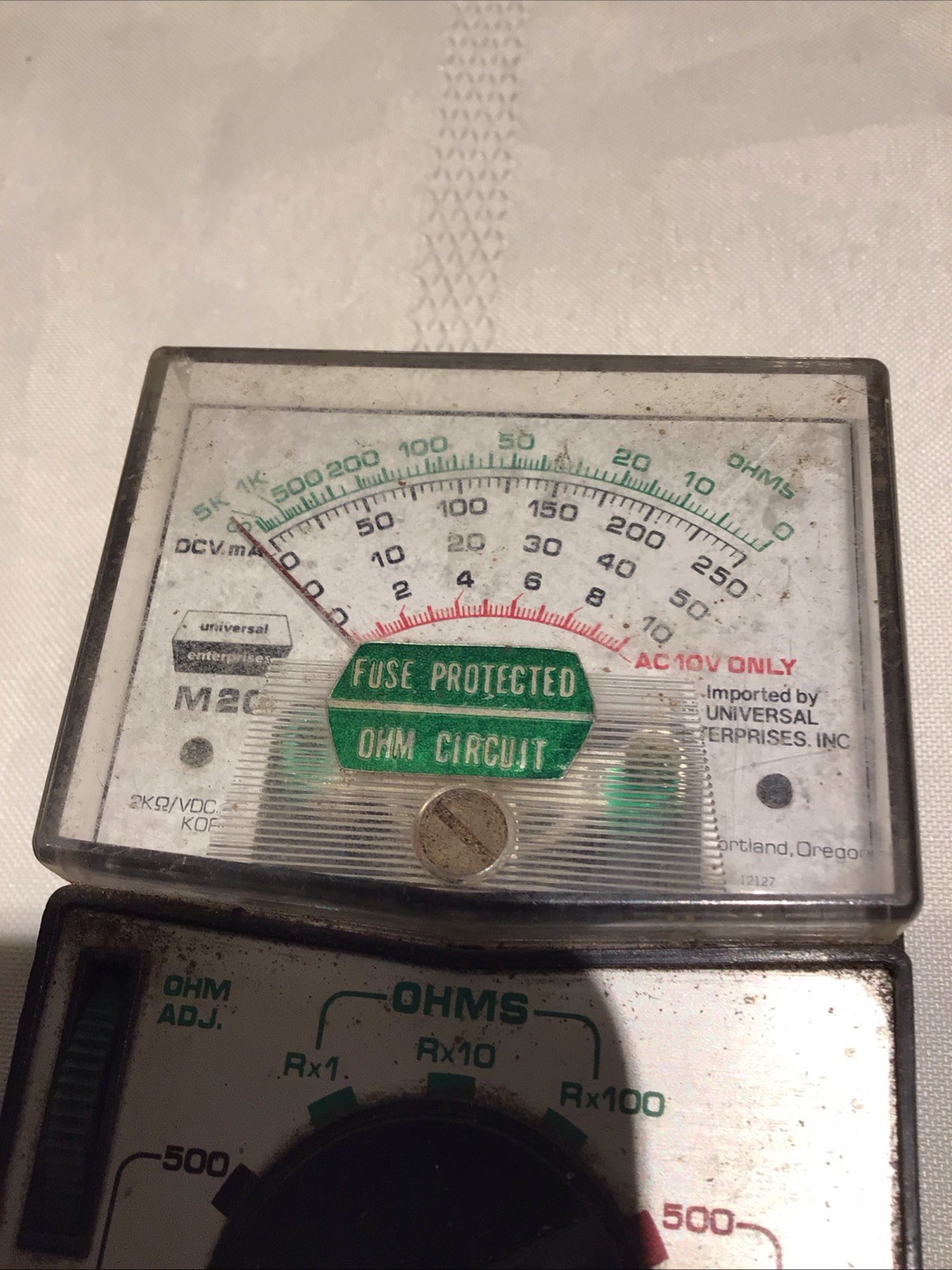 Vintage Universal Enterprises, Inc Electrical Tester Model M20