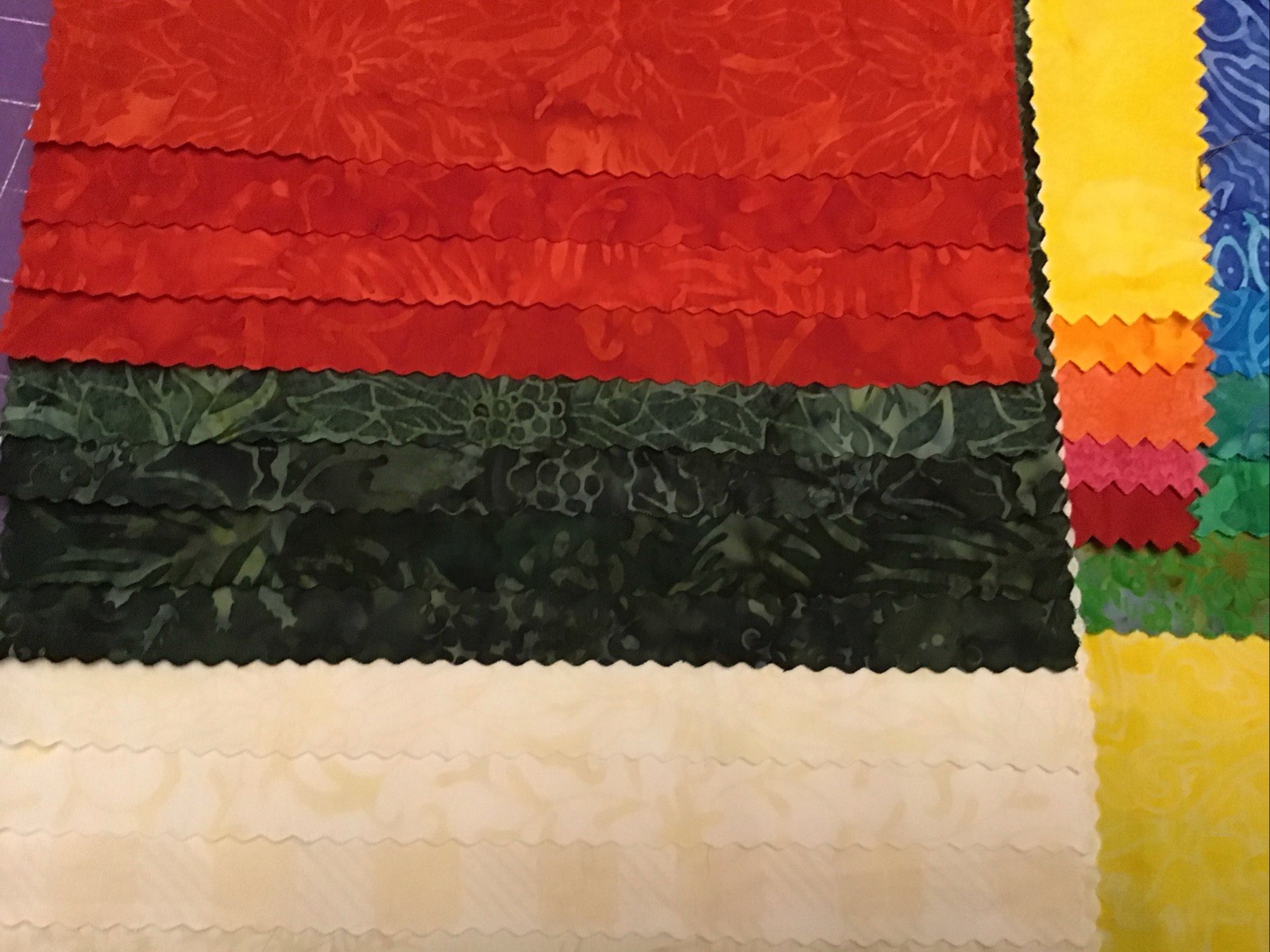 Fabric Batik Brights 29 Piece Collection, Salesman Samples